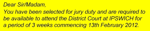 Jury Duty 5